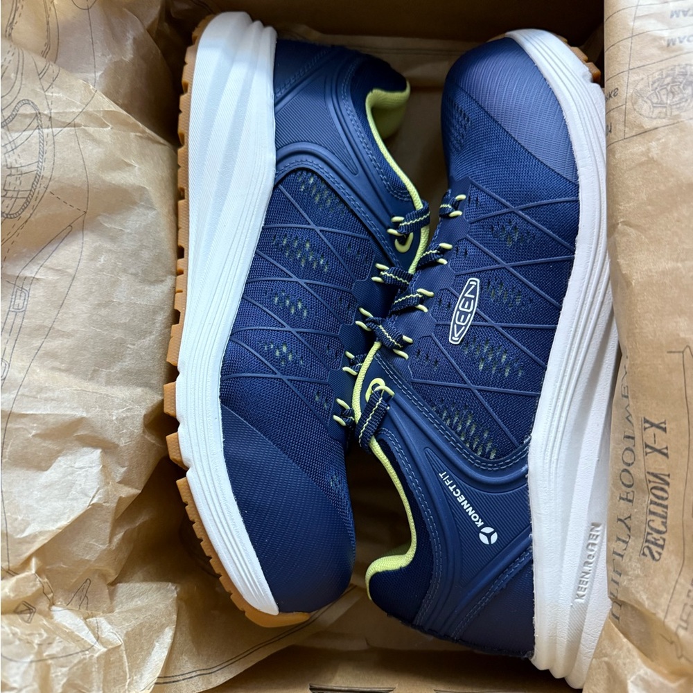 ✨BRAND NEW IN BOX✨ KEEN UTILITY VISTA ENERGY SHOES men’s sz 7.5 COMP TOE BLUE